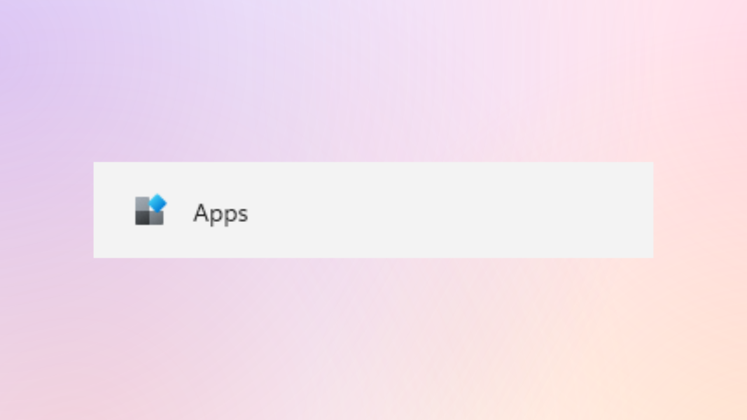 The Apps icon in the Windows 11 Settings app.